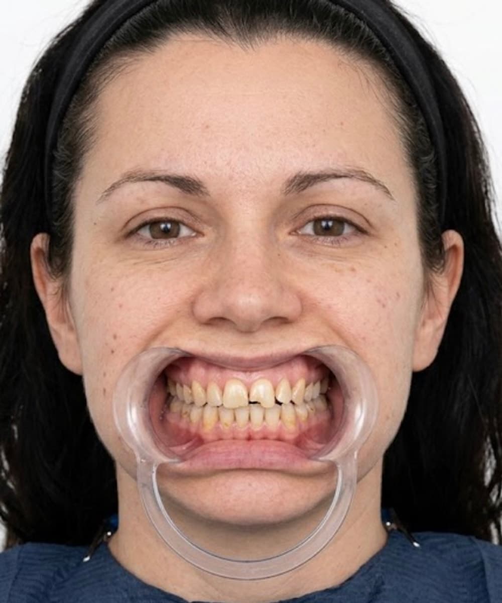 Veneers, before